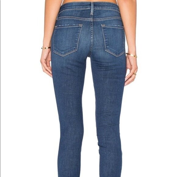 Frame Le Skinny De Jeanne Distressed Jeans Size 26 MSRP $235 - Picture 16 of 16